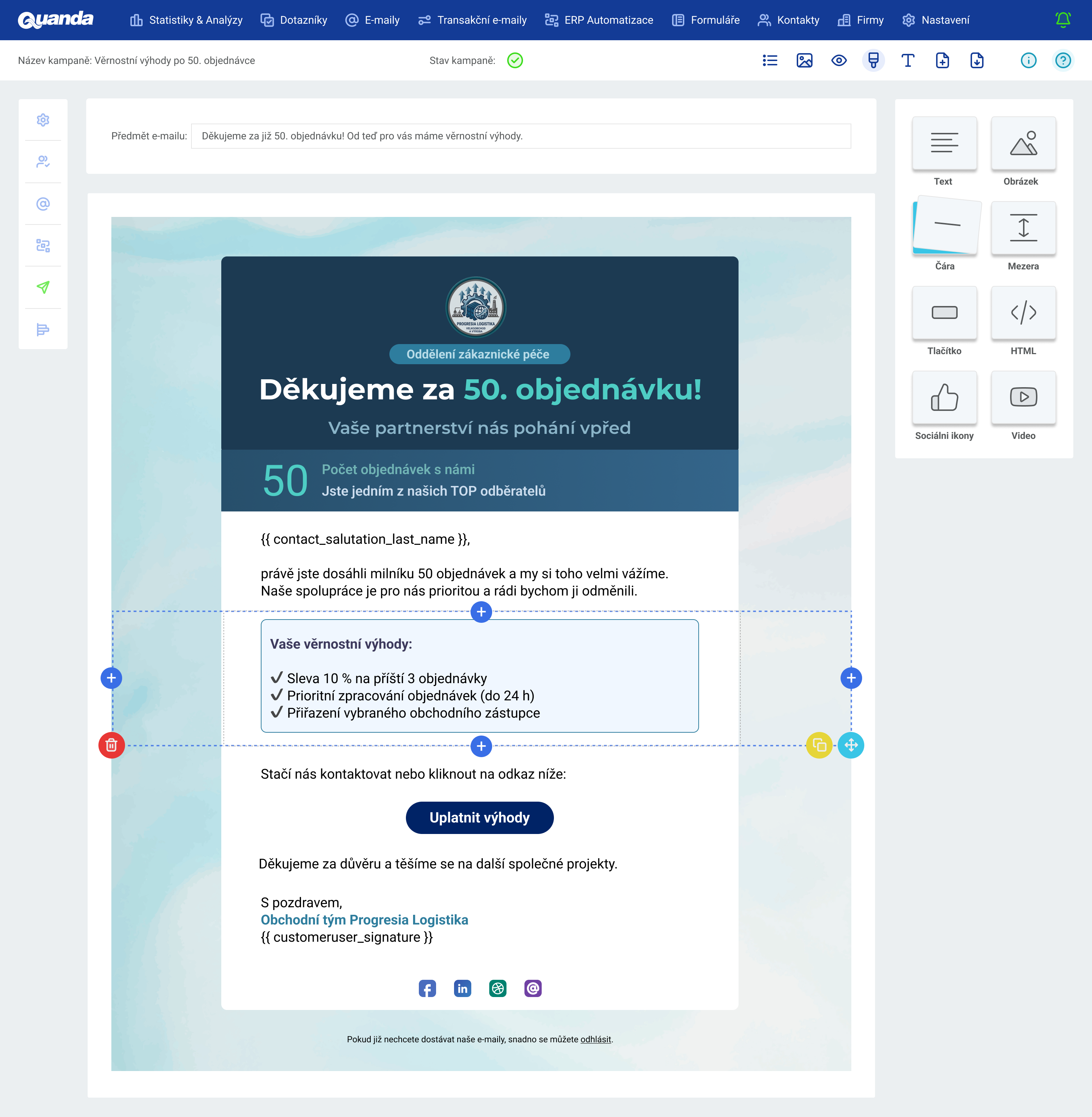 Quanda pro velkoobchod a výrobu – silnější vztahy s odběrateli